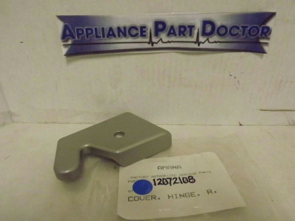 AMANA MAYTAG REFRIGERATOR 12072108 HINGE COVER NEW AMANA MAYTAG REFRIGERATOR 12072108 HINGE COVER NEW